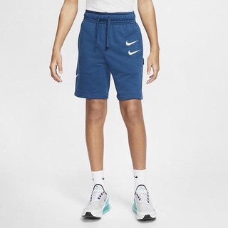 Pantaloni Scurti Nike Sportswear French Terry Fete Albastri | LDWF-04125